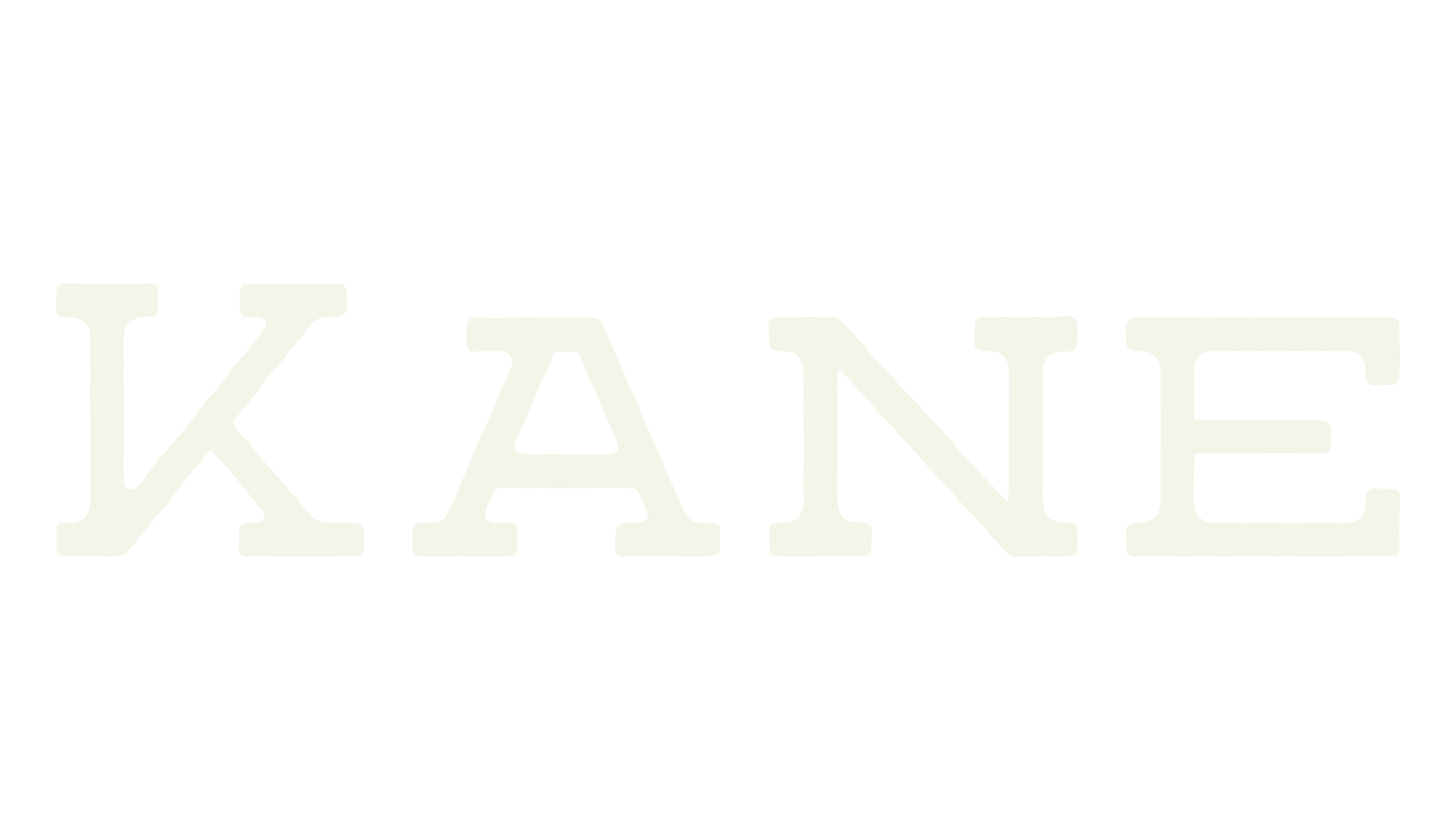 Kane, wild west font preview