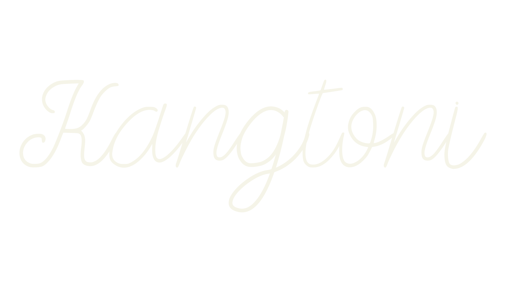 Kangtoni, calligraphy font preview