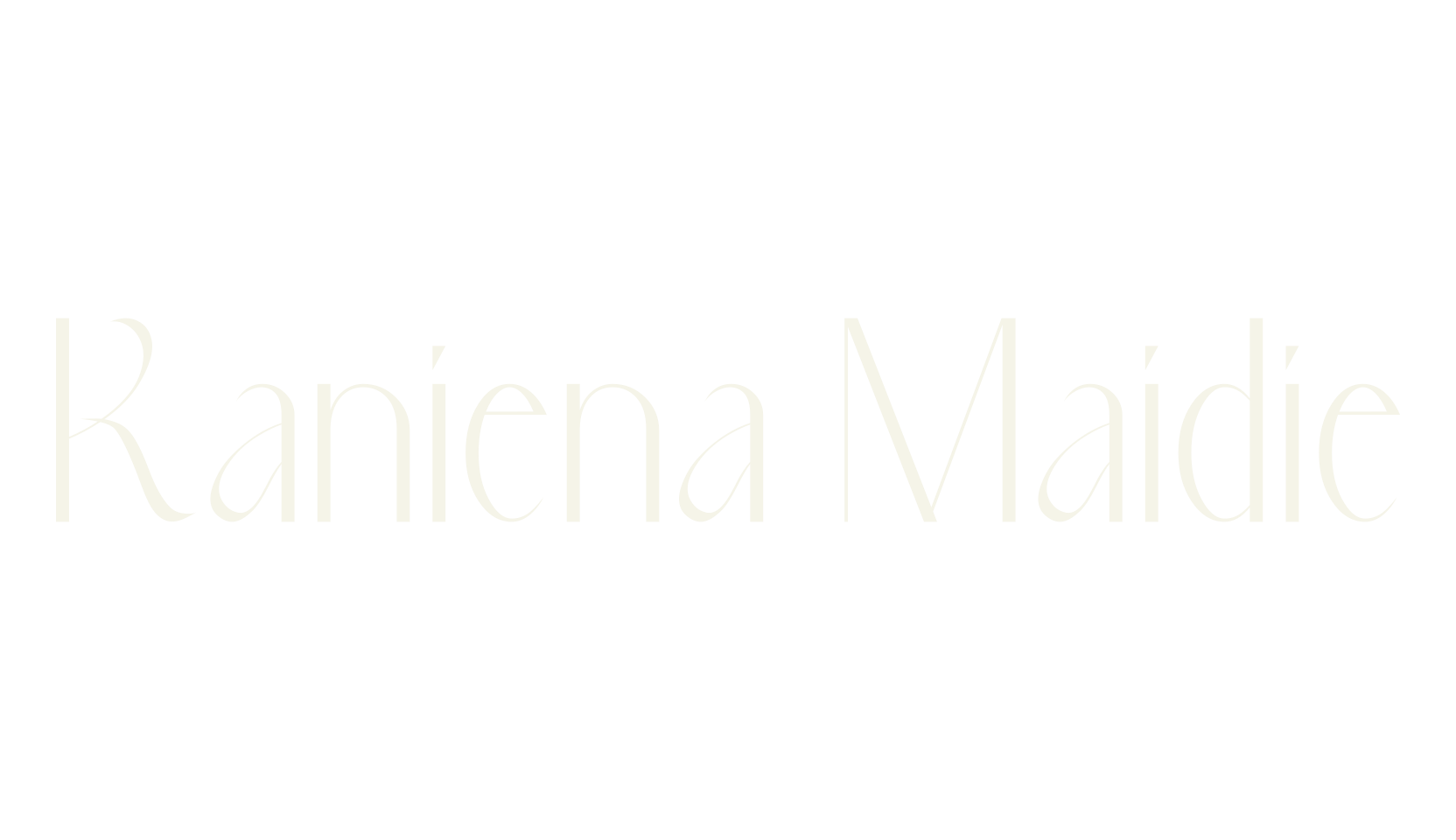 Kaniena Maidie, basic font preview