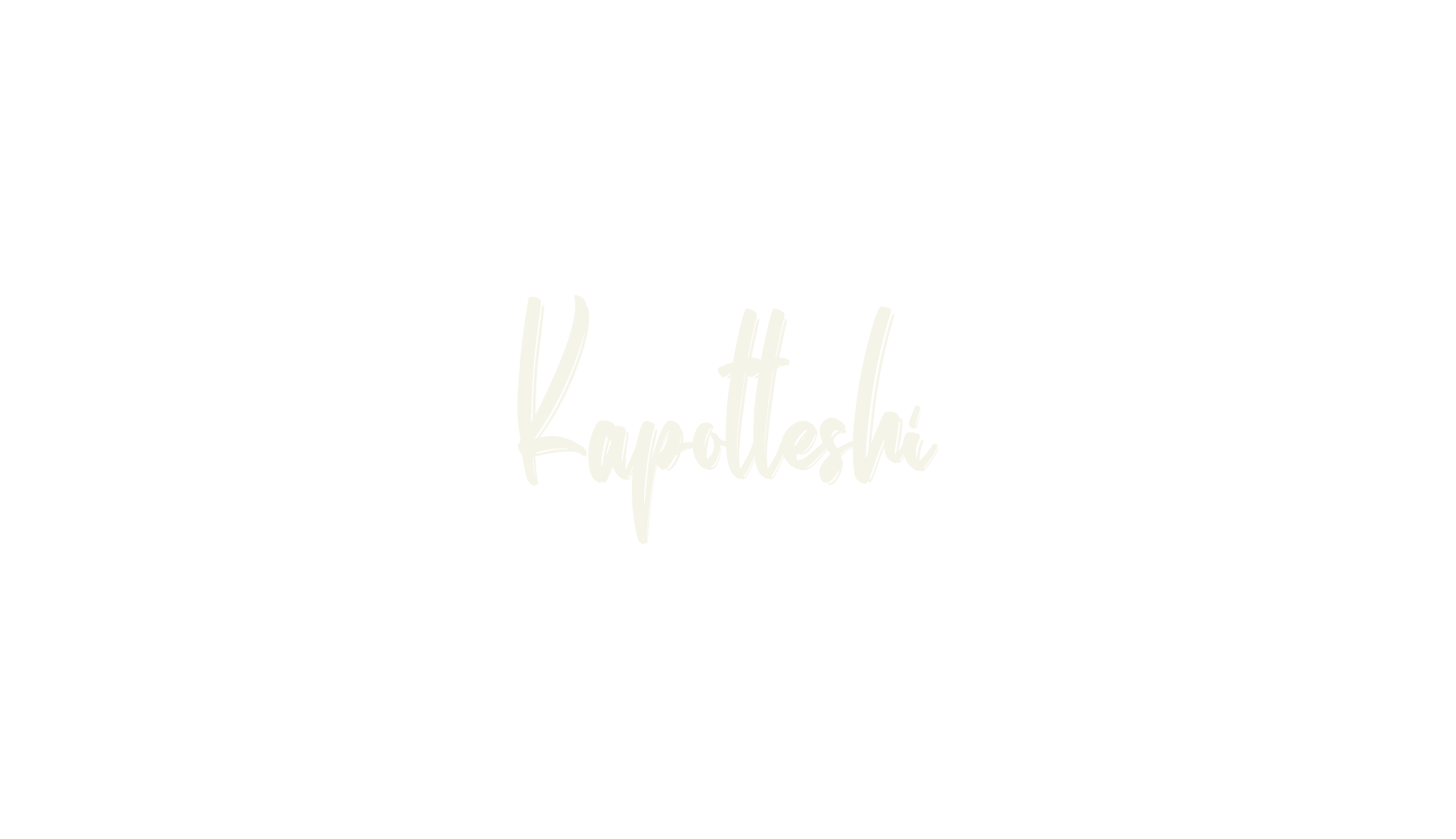 Kapotteshi, calligraphy font preview