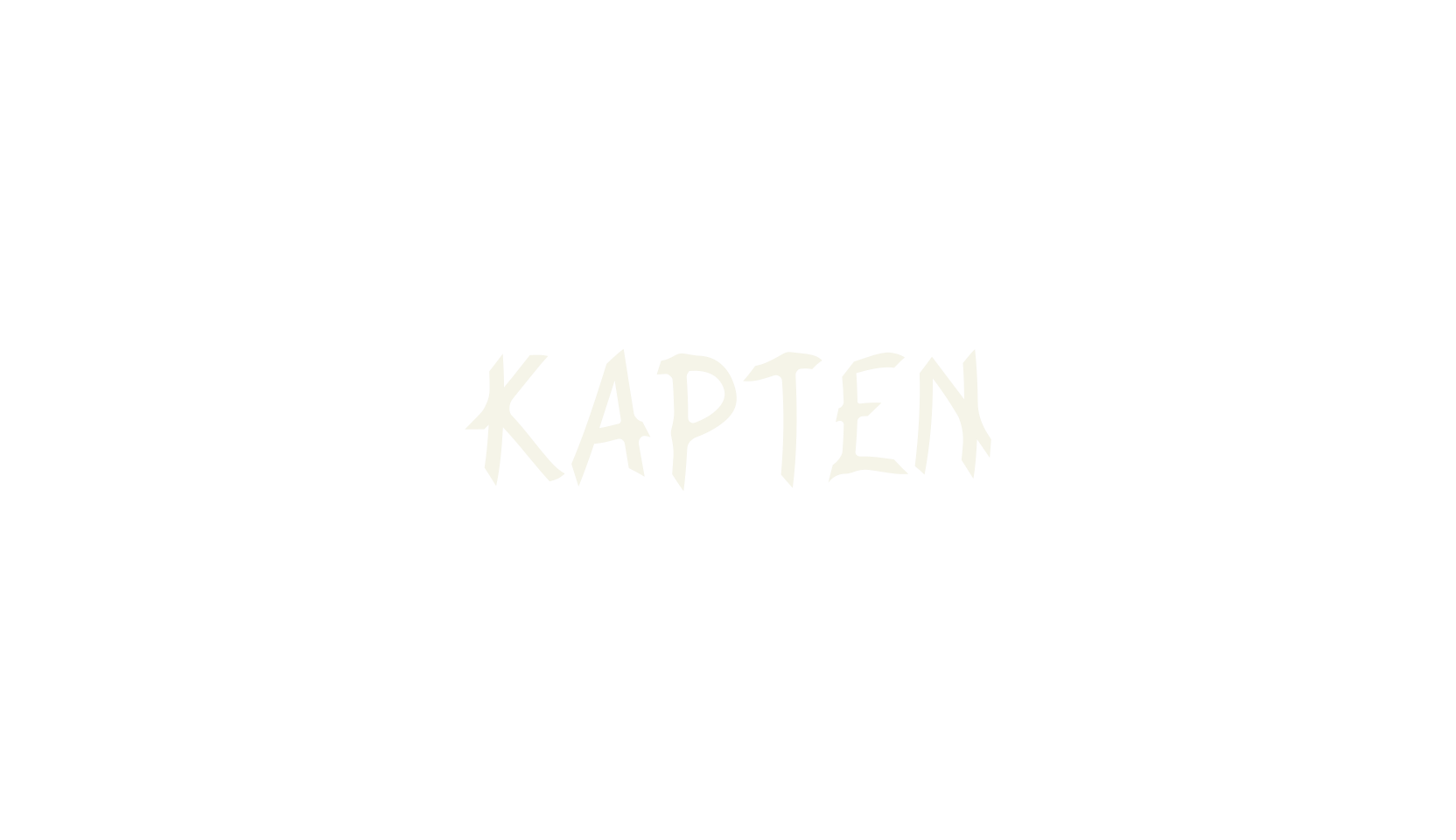 Kapten, modern font preview