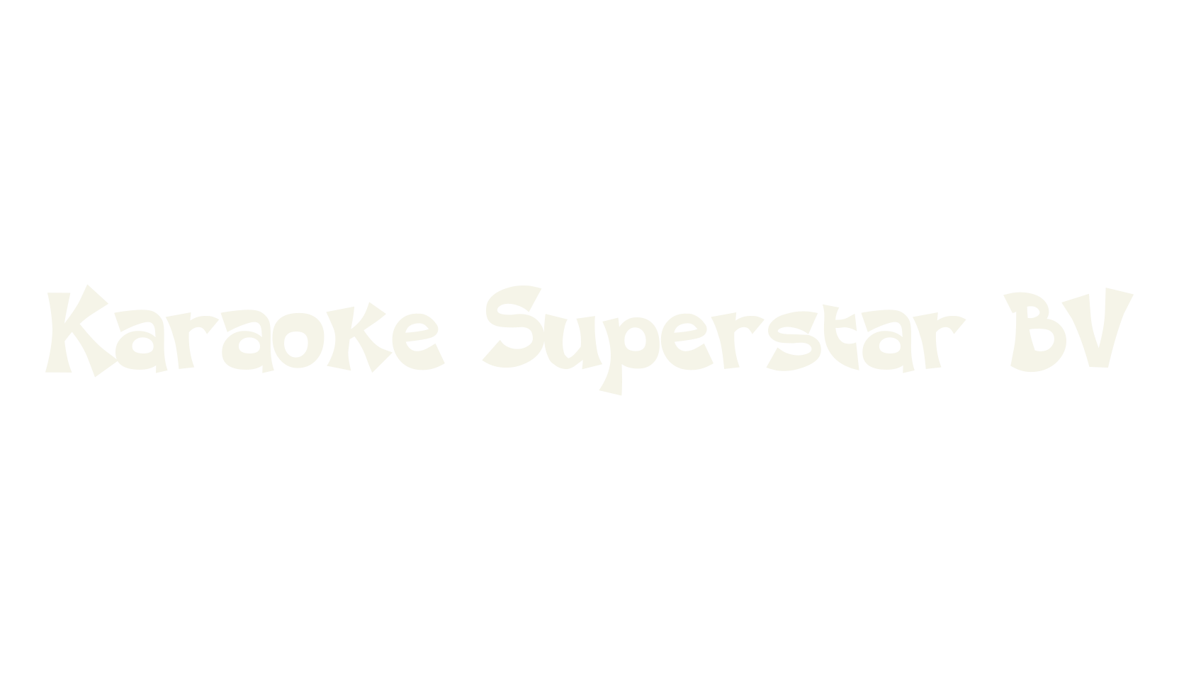 Karaoke Superstar BV, display market font preview