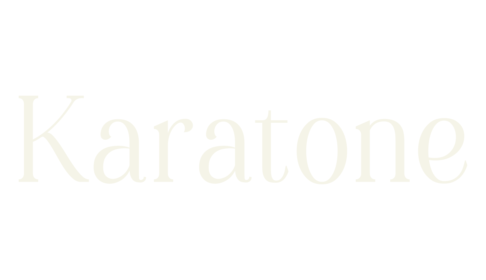 Karatone, sans font preview