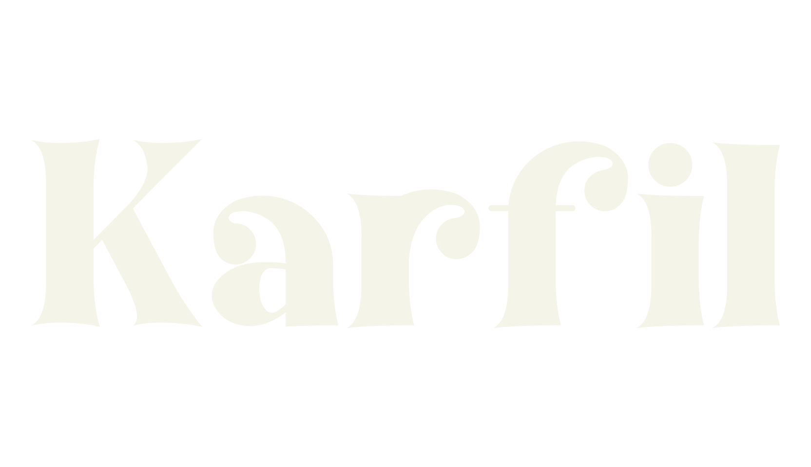 Karfil, bold font preview