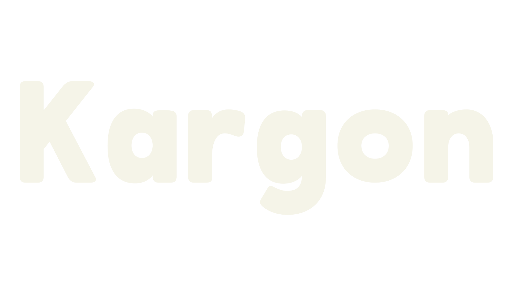 Kargon, rounded font preview
