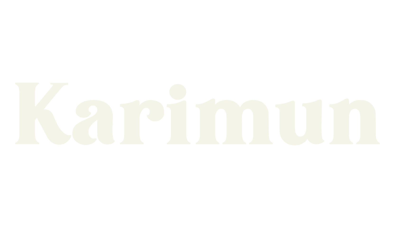 Karimun, serif font preview
