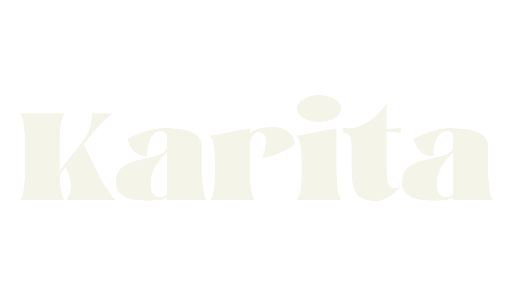 Karita, serif font preview