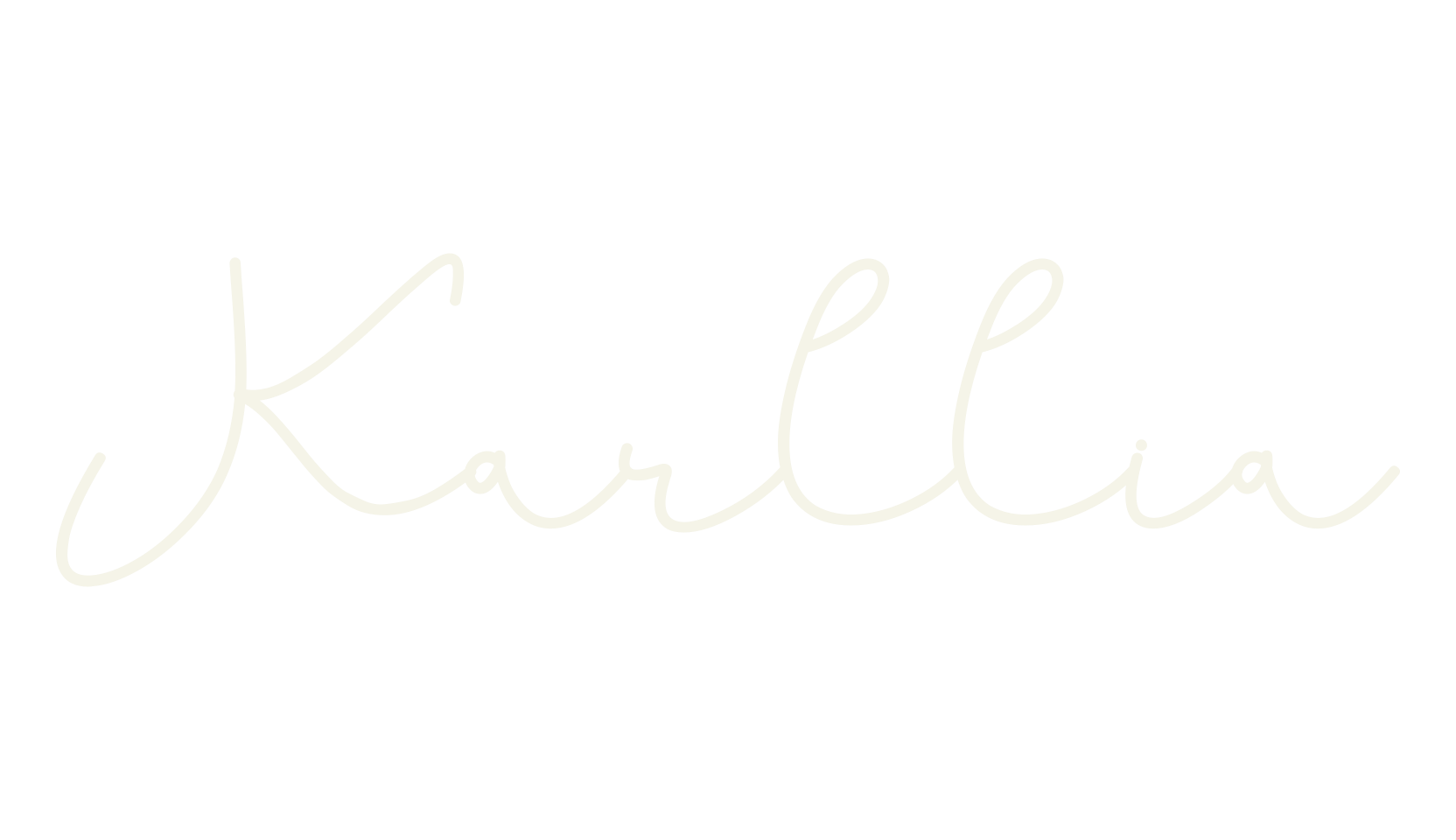 Karllia, cursive font preview