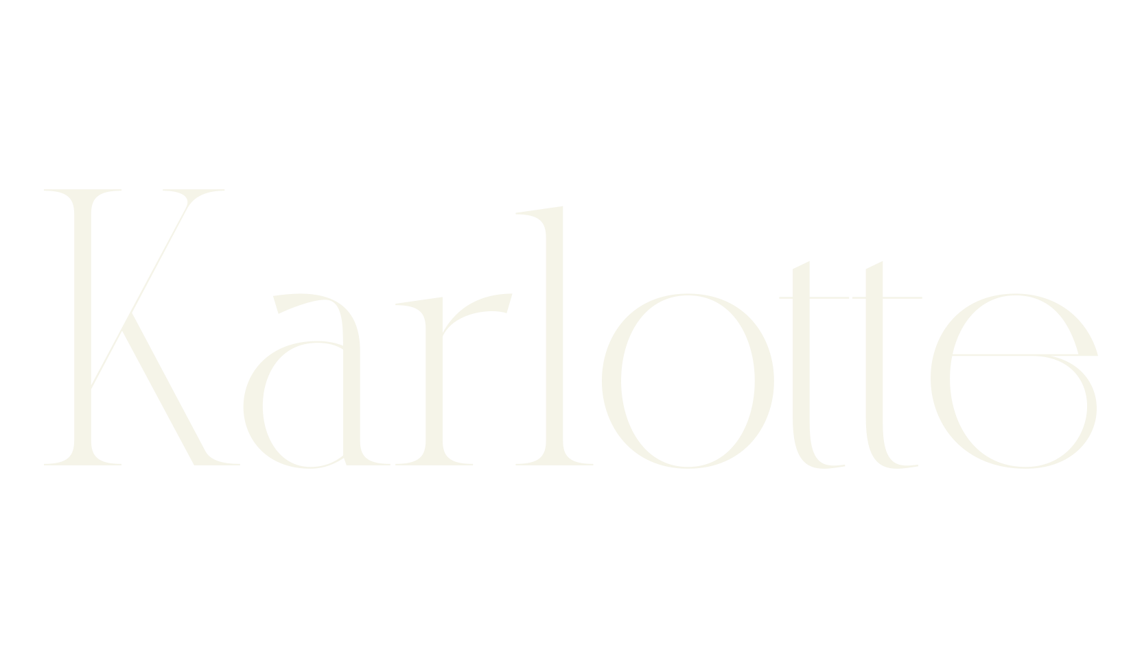 Karlotte, elegant font preview