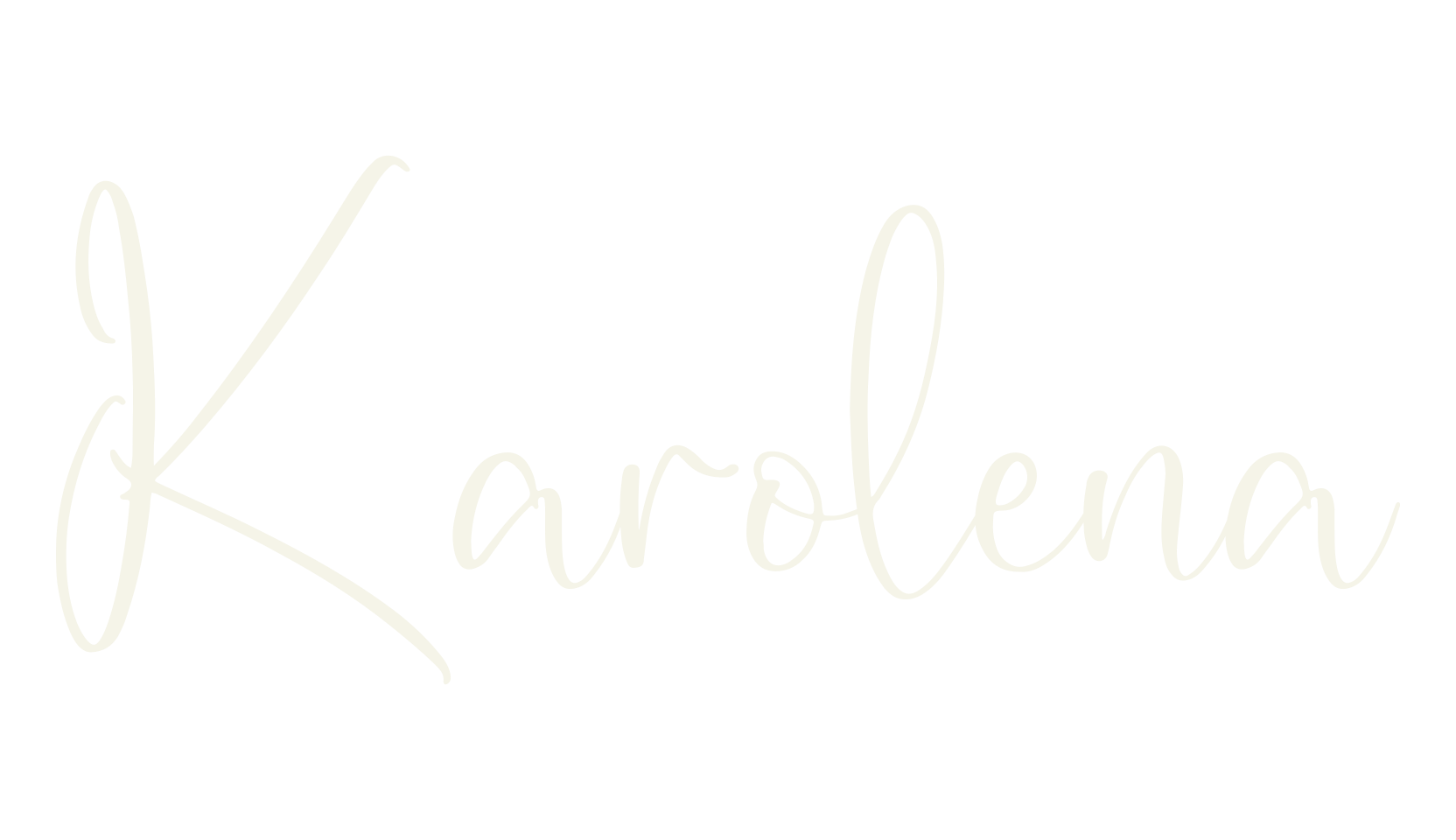 Karolena, handwriting font preview