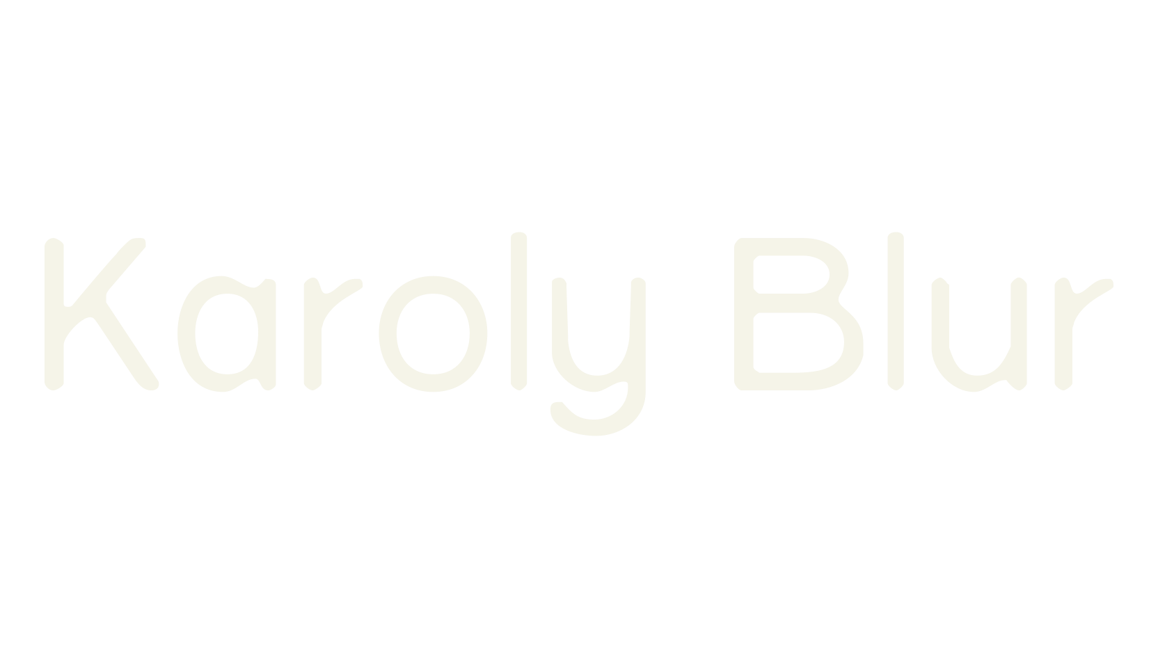 Karoly Blur, book cover font preview