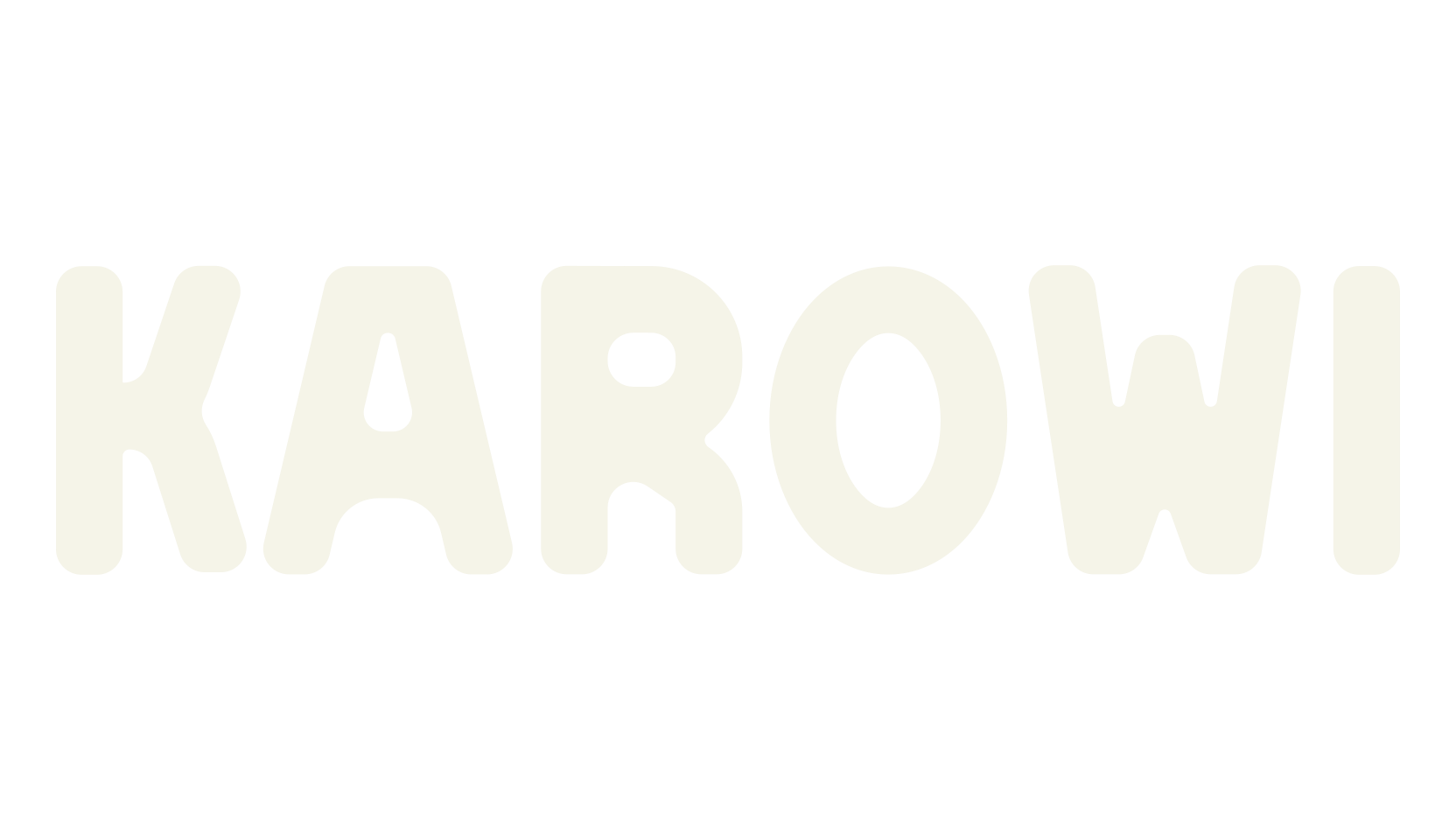 KAROWI, modern font preview