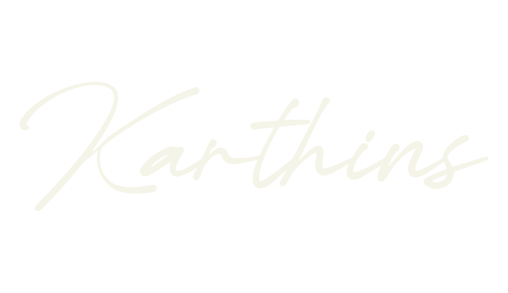 Karthins, script font preview