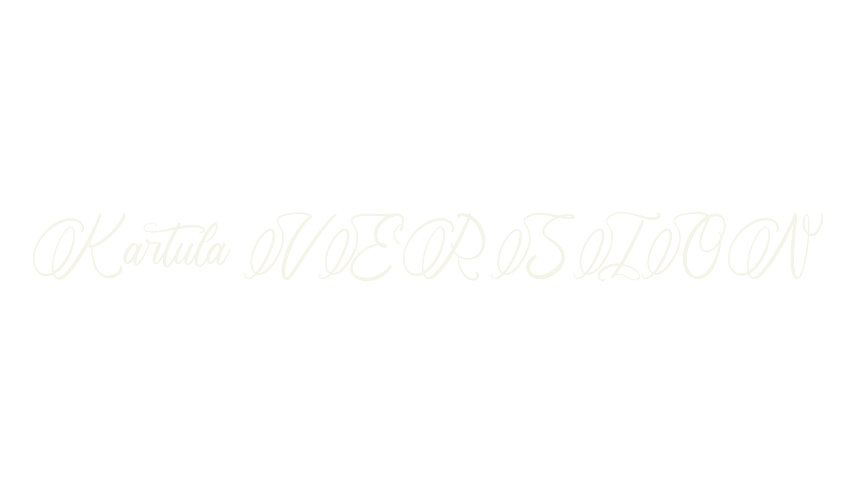 Kartula VERSION, script font preview