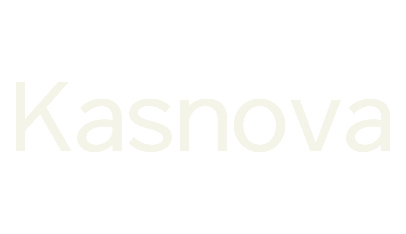 Kasnova, typewriter font preview