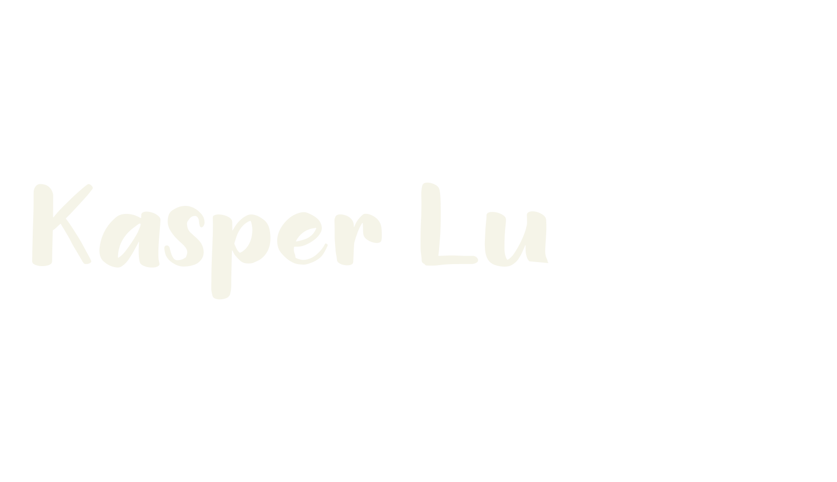 Kasper Lullaby, hand drawn font preview