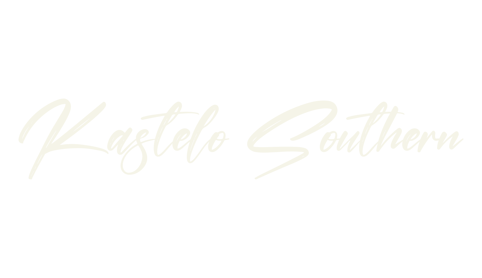 Kastelo Southern, script font preview