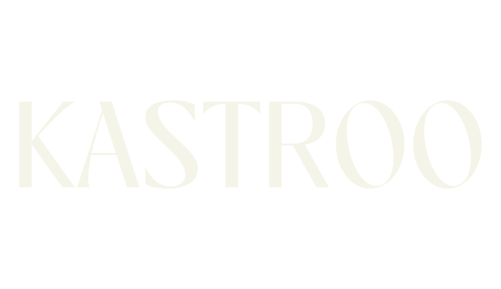 KASTROO, cursive font preview