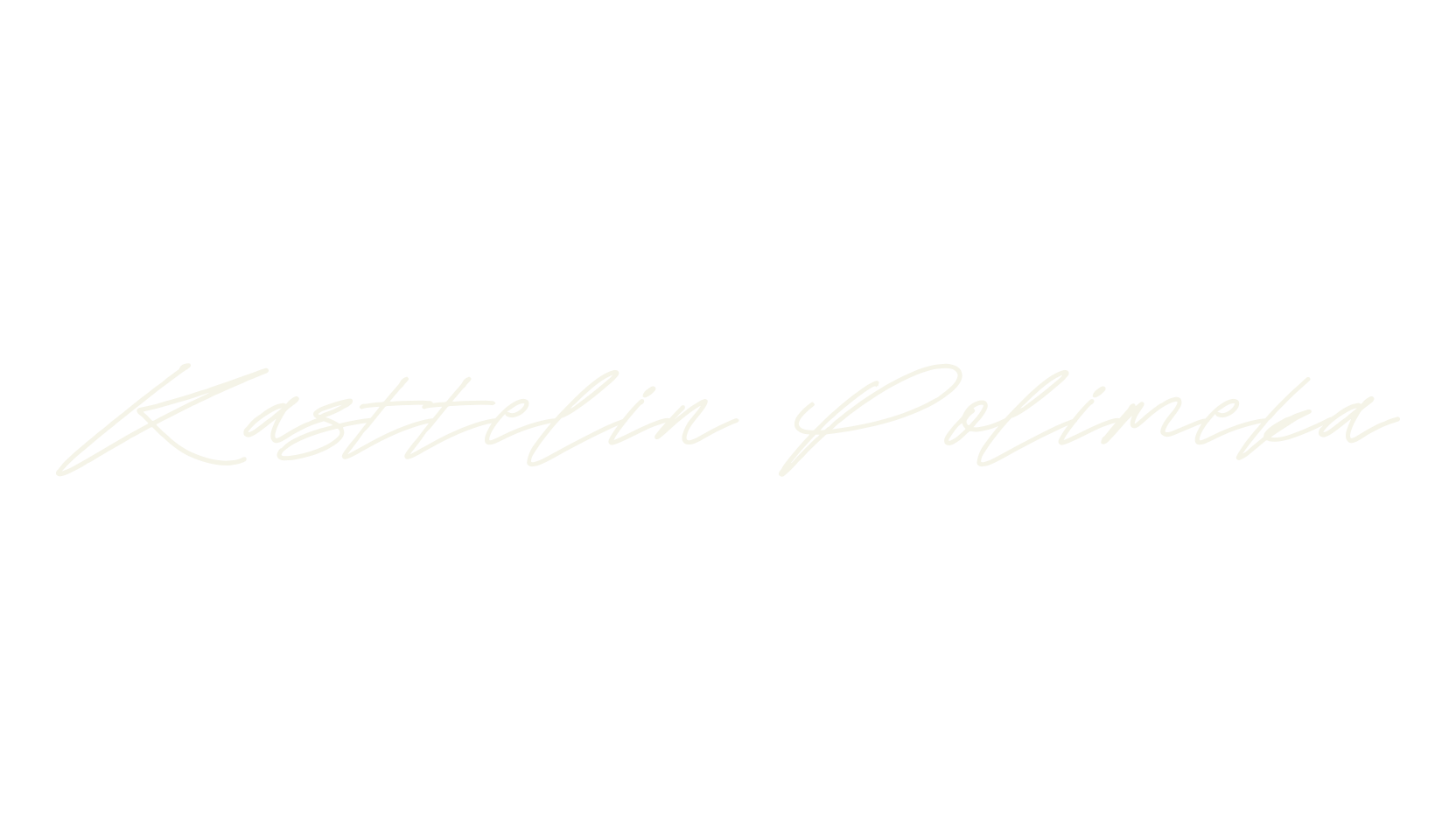 Kasttelin Polimeka, script font preview