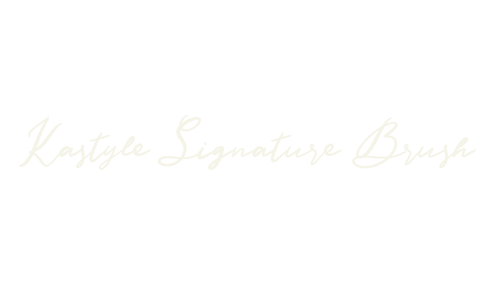 Kastyle Signature Brush, fashion sign font preview
