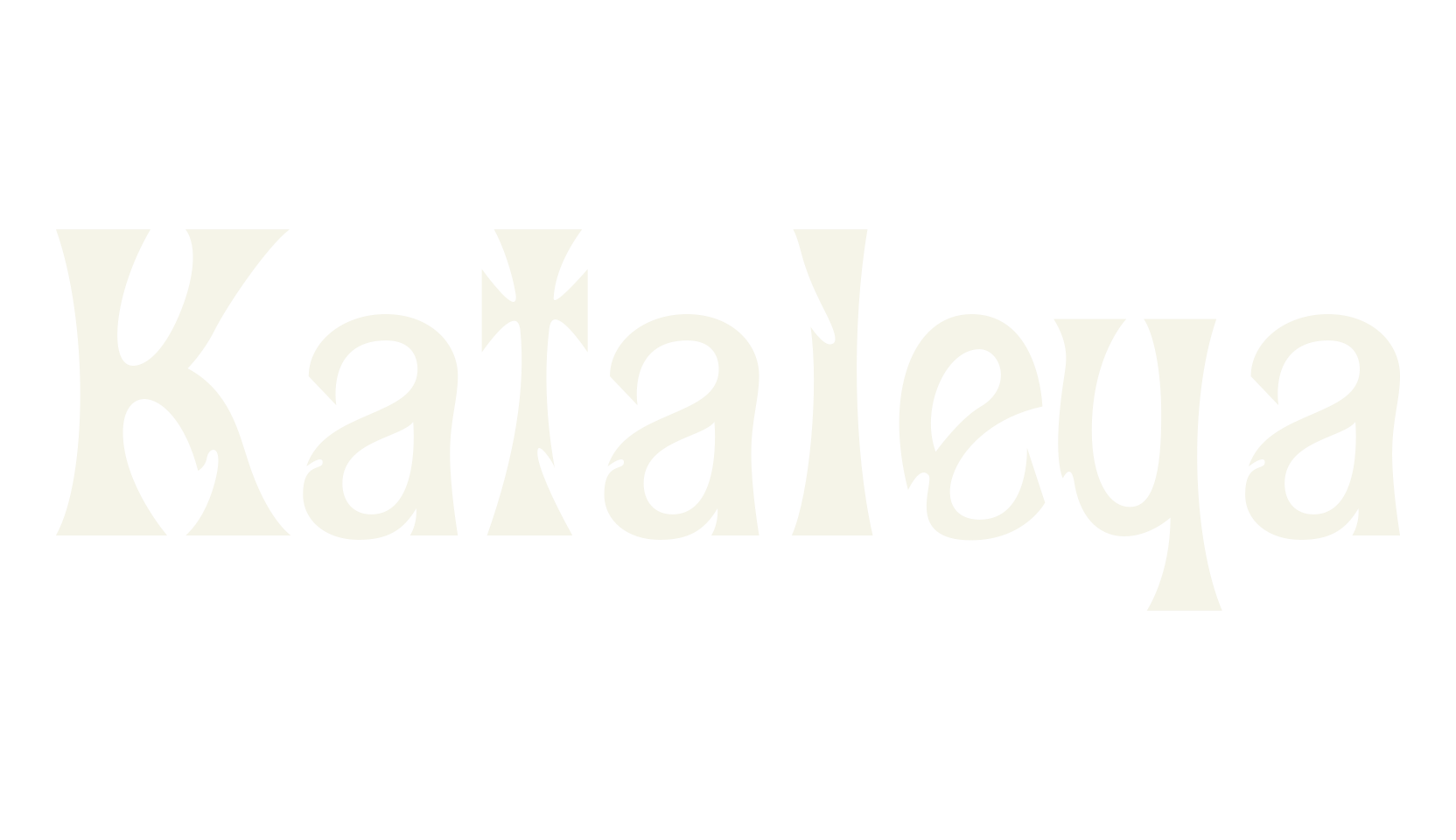 Kataleya, creepy font preview