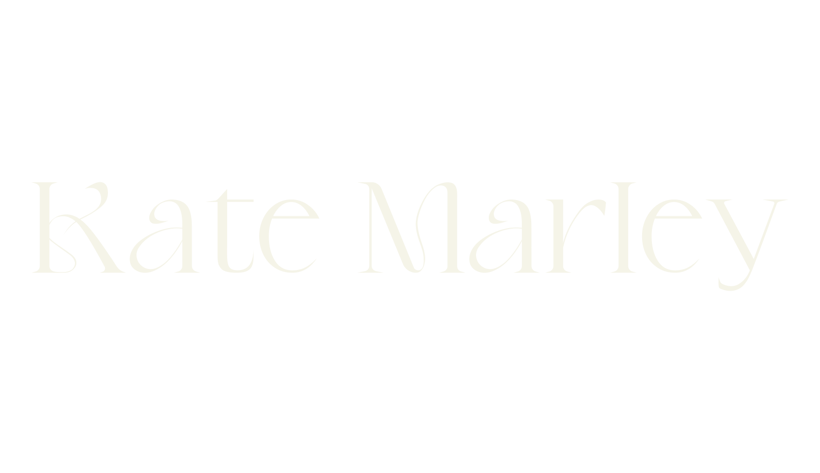 Kate Marley, elegant font preview