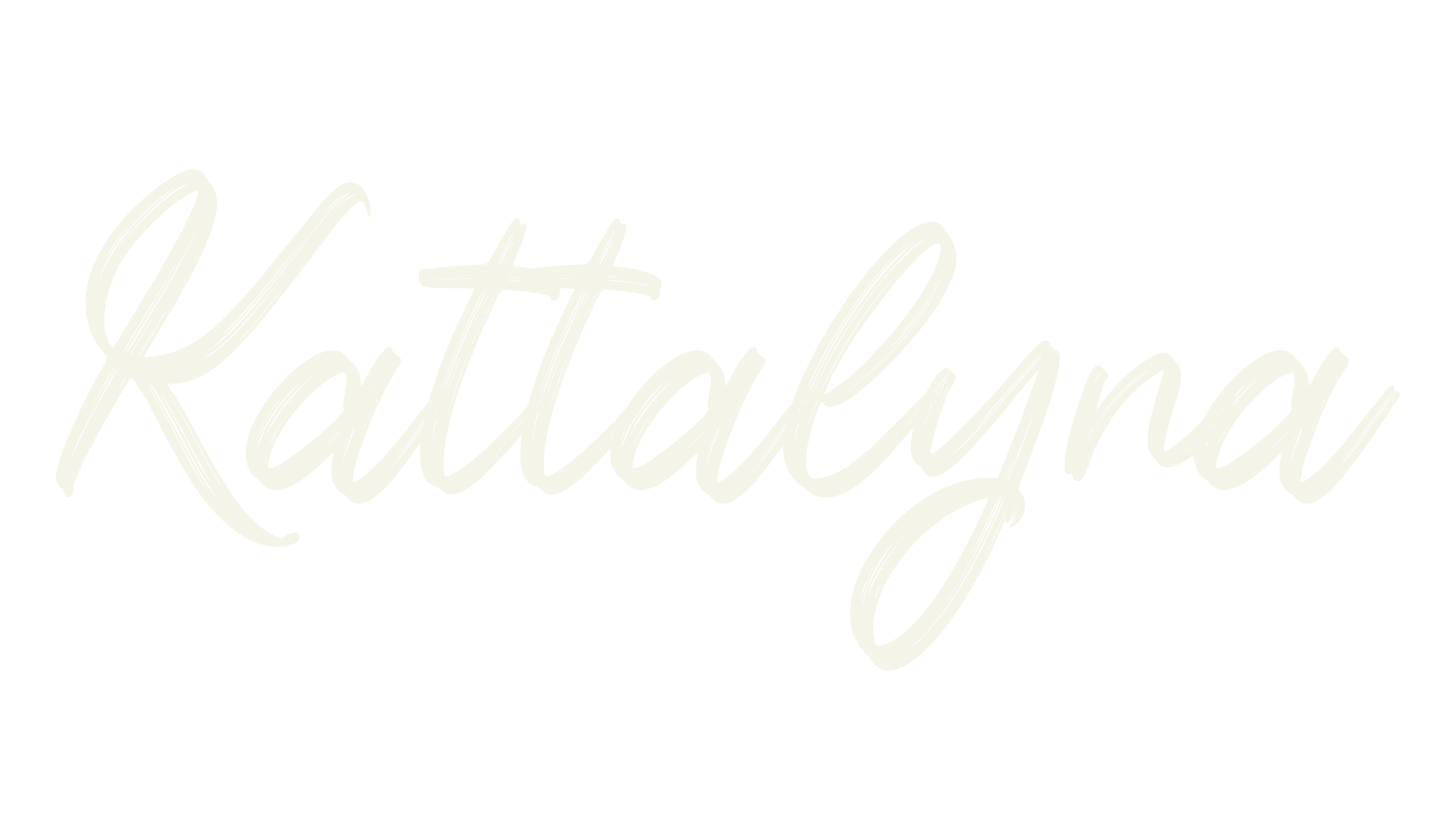 Kattalyna, handwritten font preview