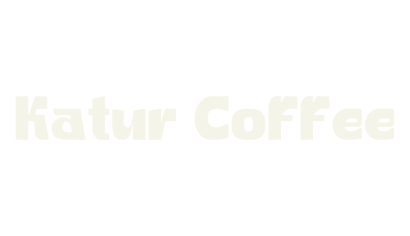 Katur Coffee, coffee font preview