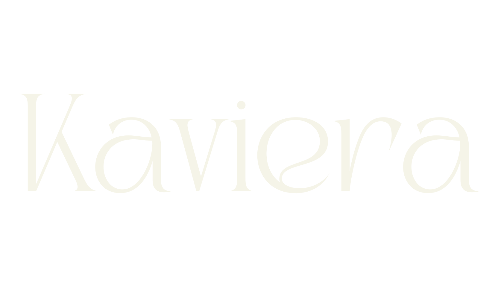 Kaviera, serif font preview