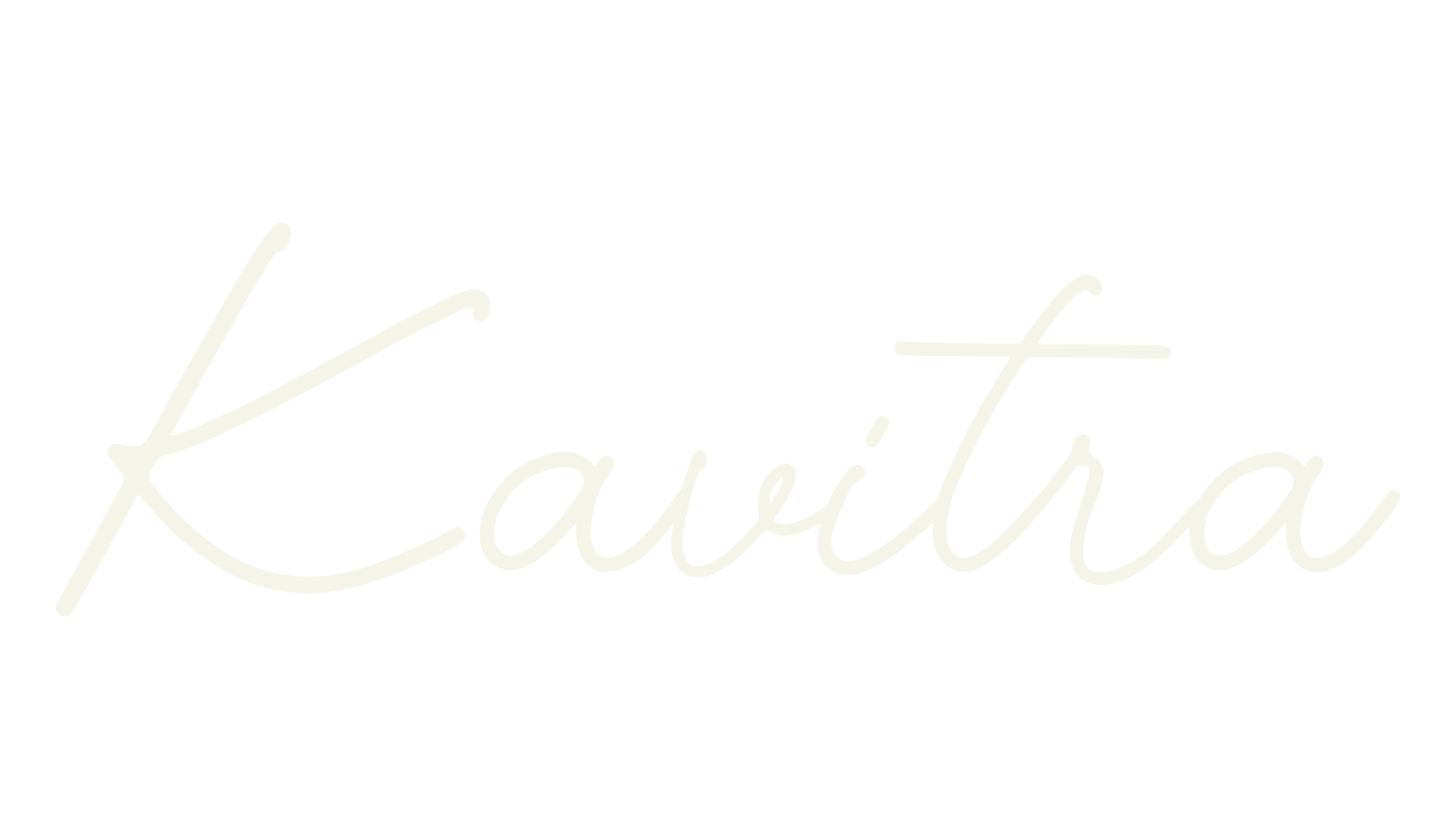 Kavitra, signature font preview