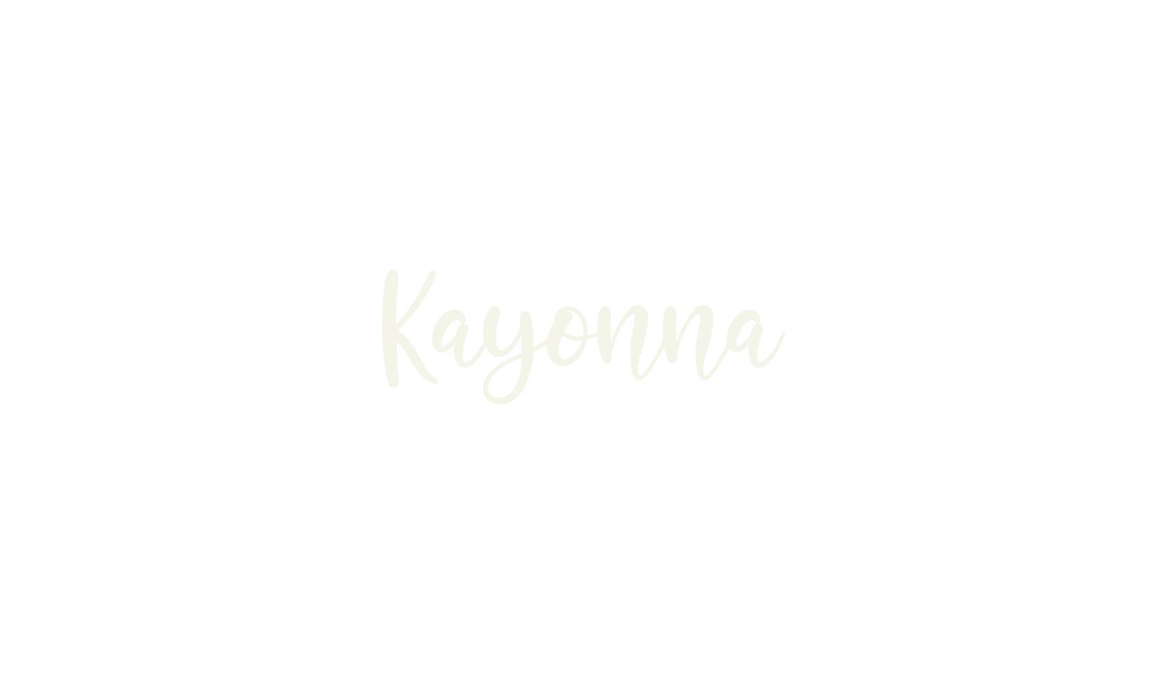 Kayonna, fashion script font preview