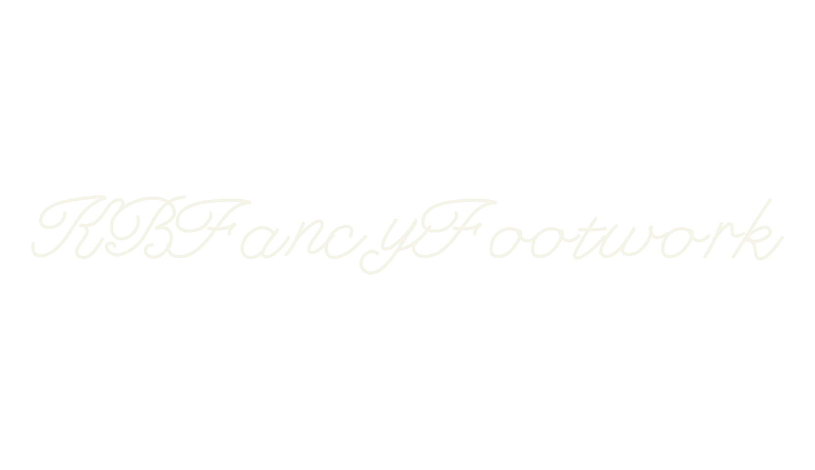 KBFancyFootwork, fashion script font preview