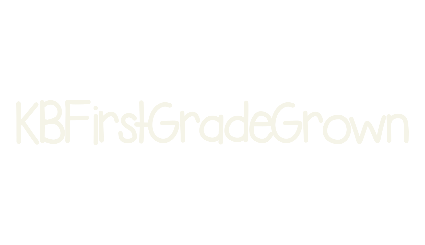 KBFirstGradeGrown, display market font preview