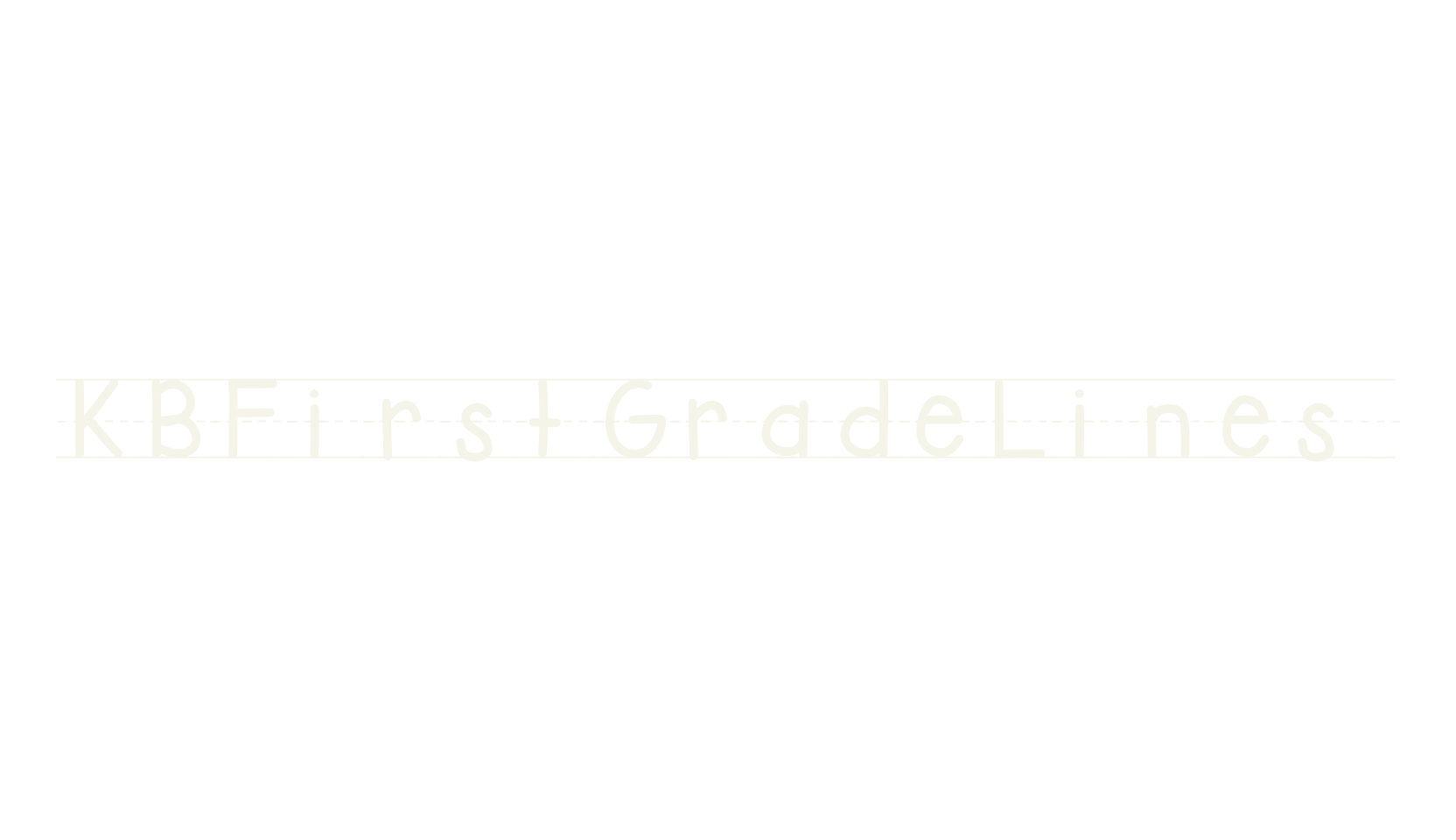 KBFirstGradeLines, display market font preview