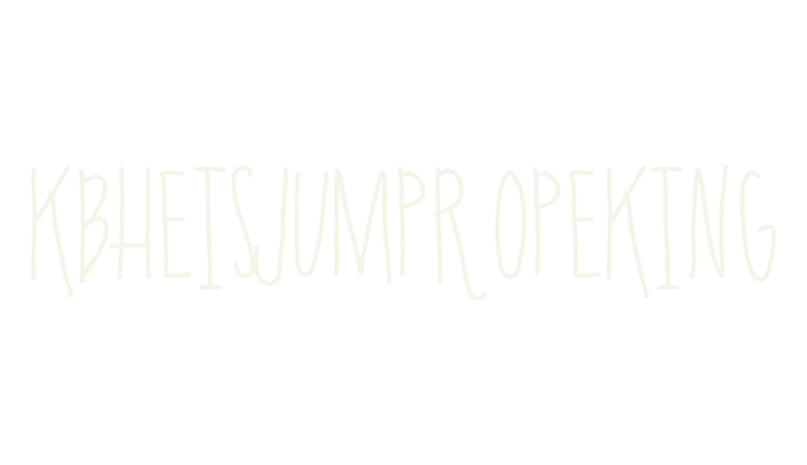 KBHEISJUMPROPEKING, display market font preview