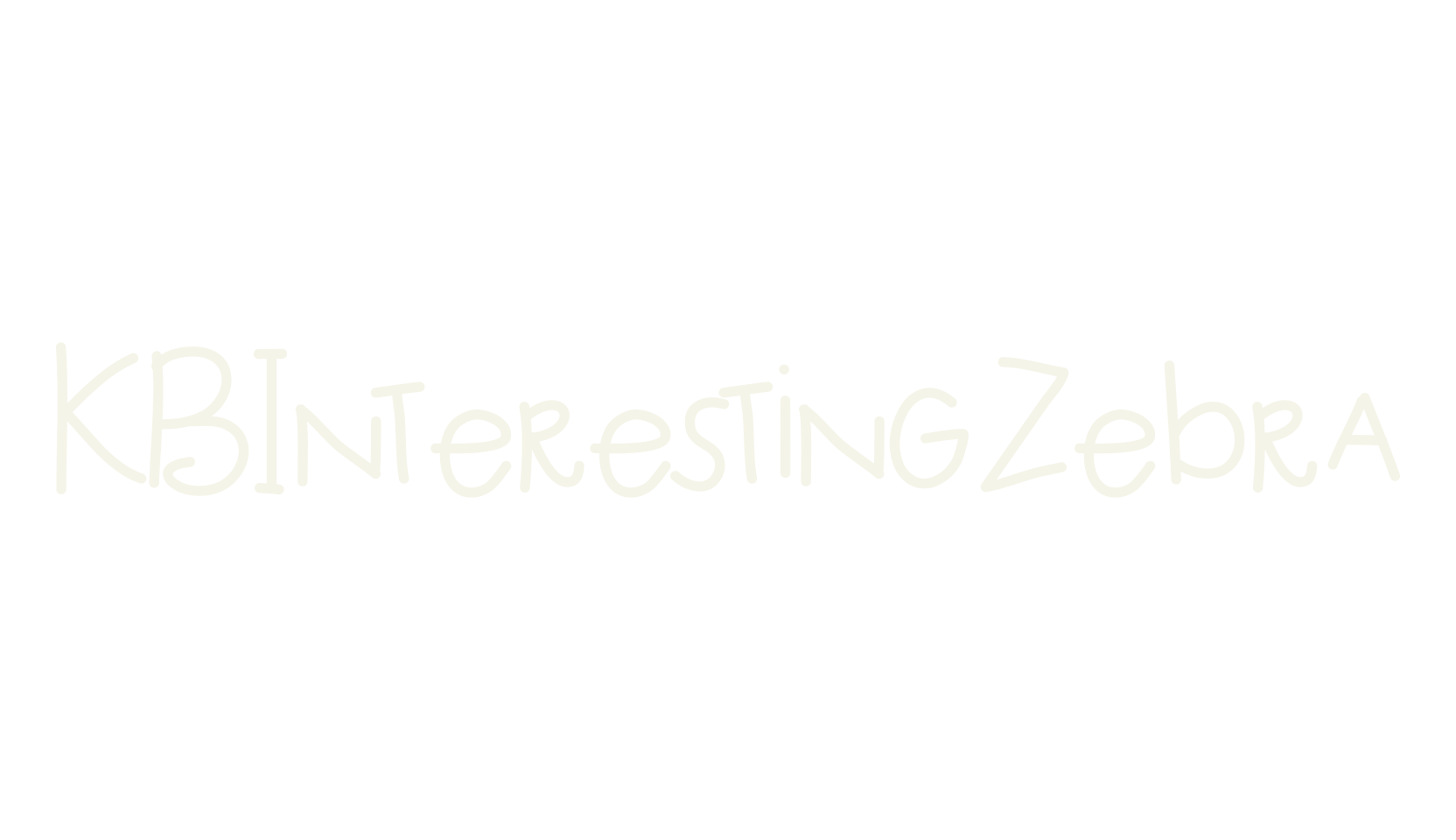 KBInterestingZebra, display market font preview