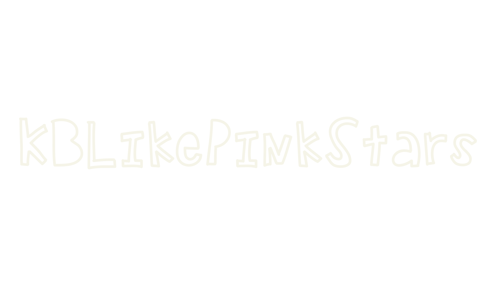 KBLikePinkStars, display market font preview