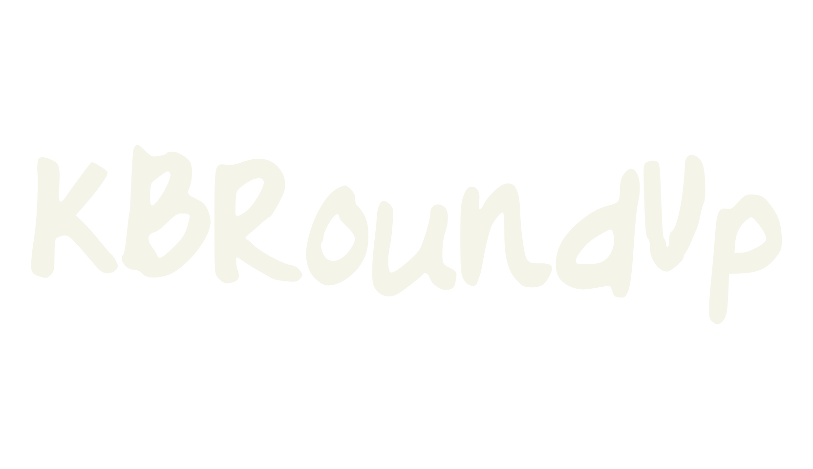 KBRoundUp, handwritten font preview