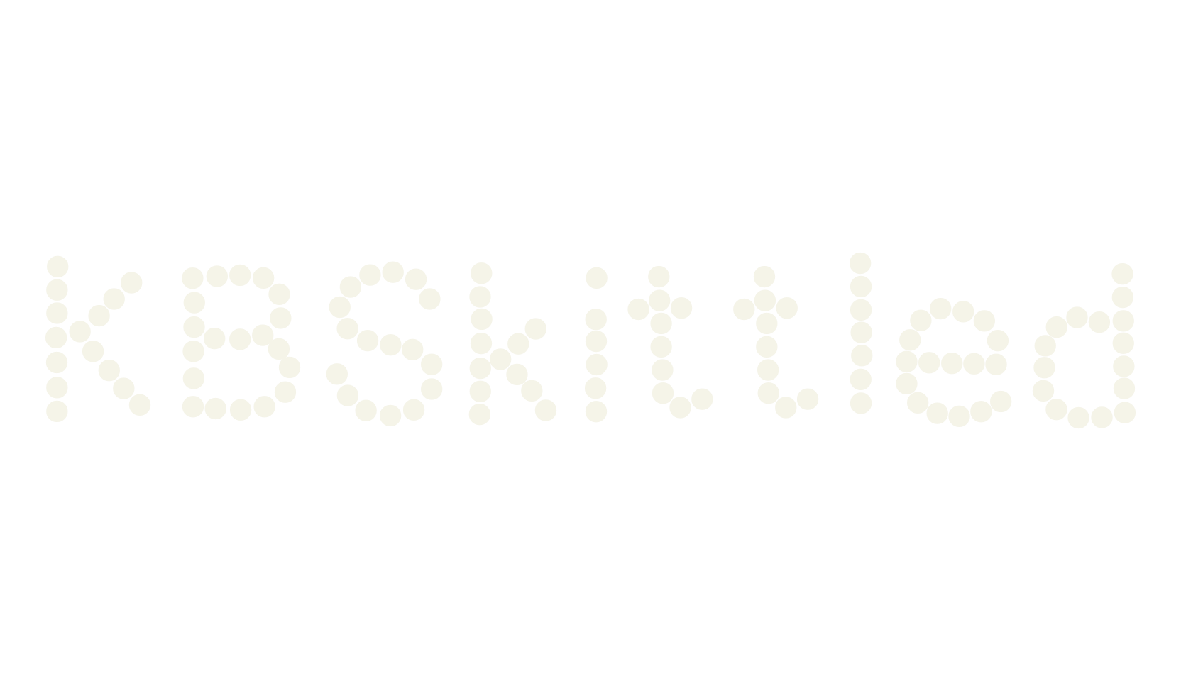 KBSkittled, handwritten font preview