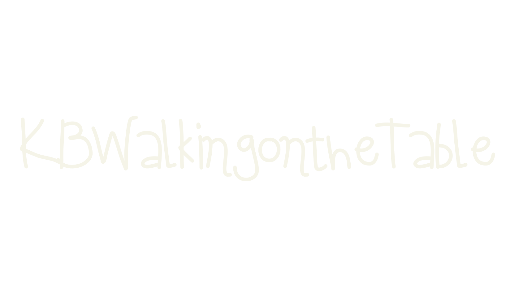KBWalkingontheTable, display market font preview