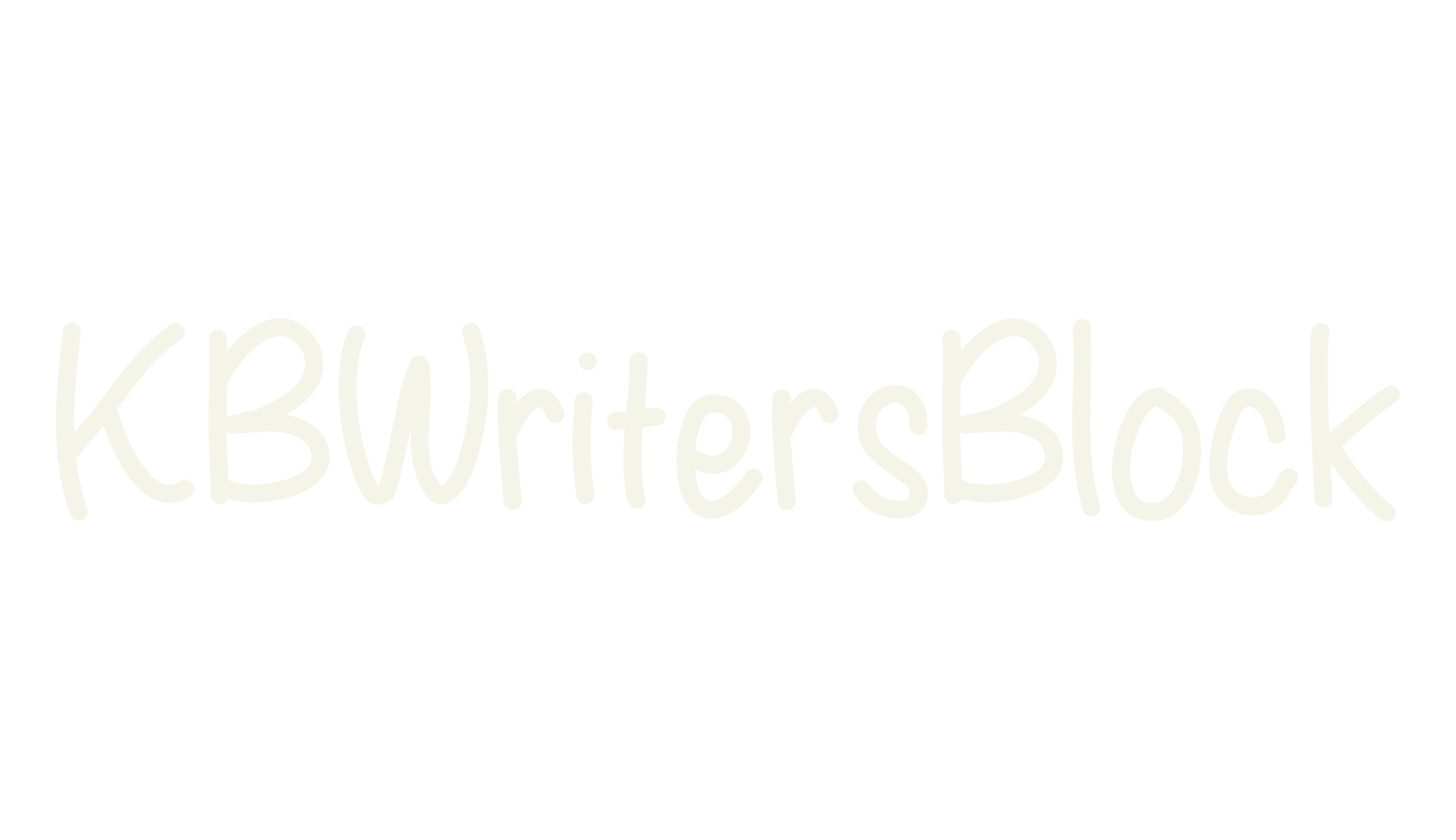 KBWritersBlock, handwritten font preview
