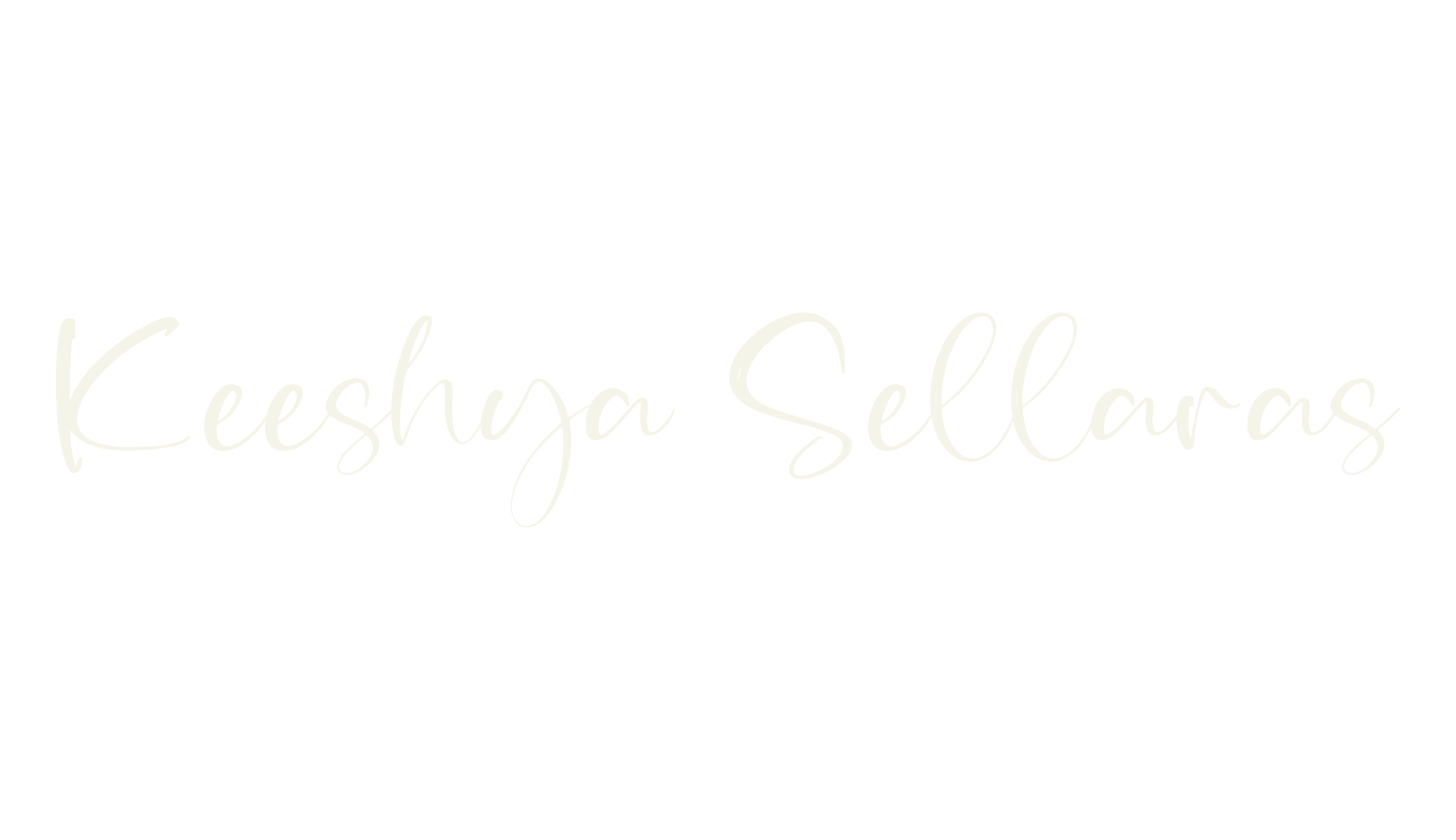 Keeshya Sellaras, calligraphy font preview