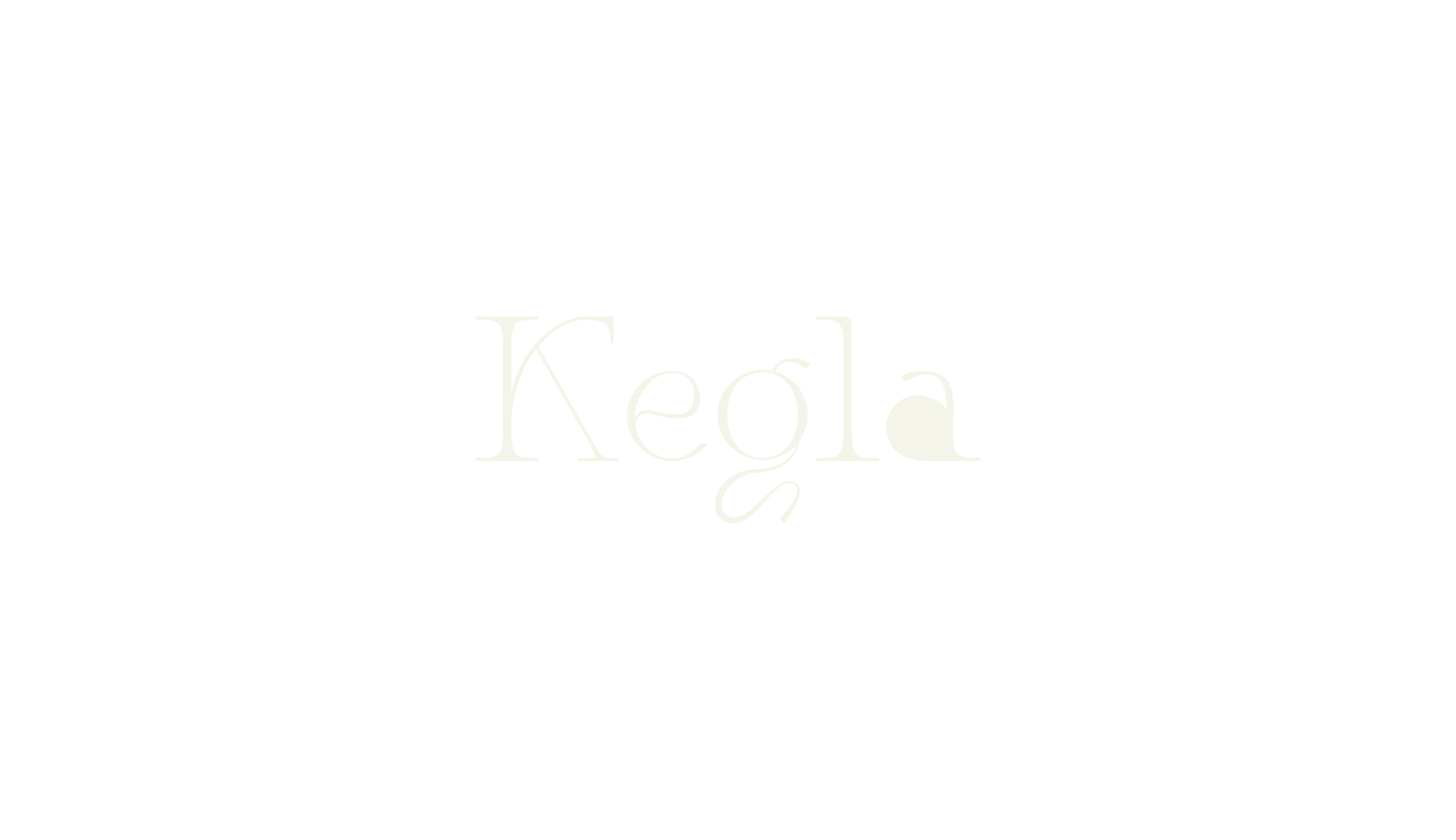 Kegla, serif font preview