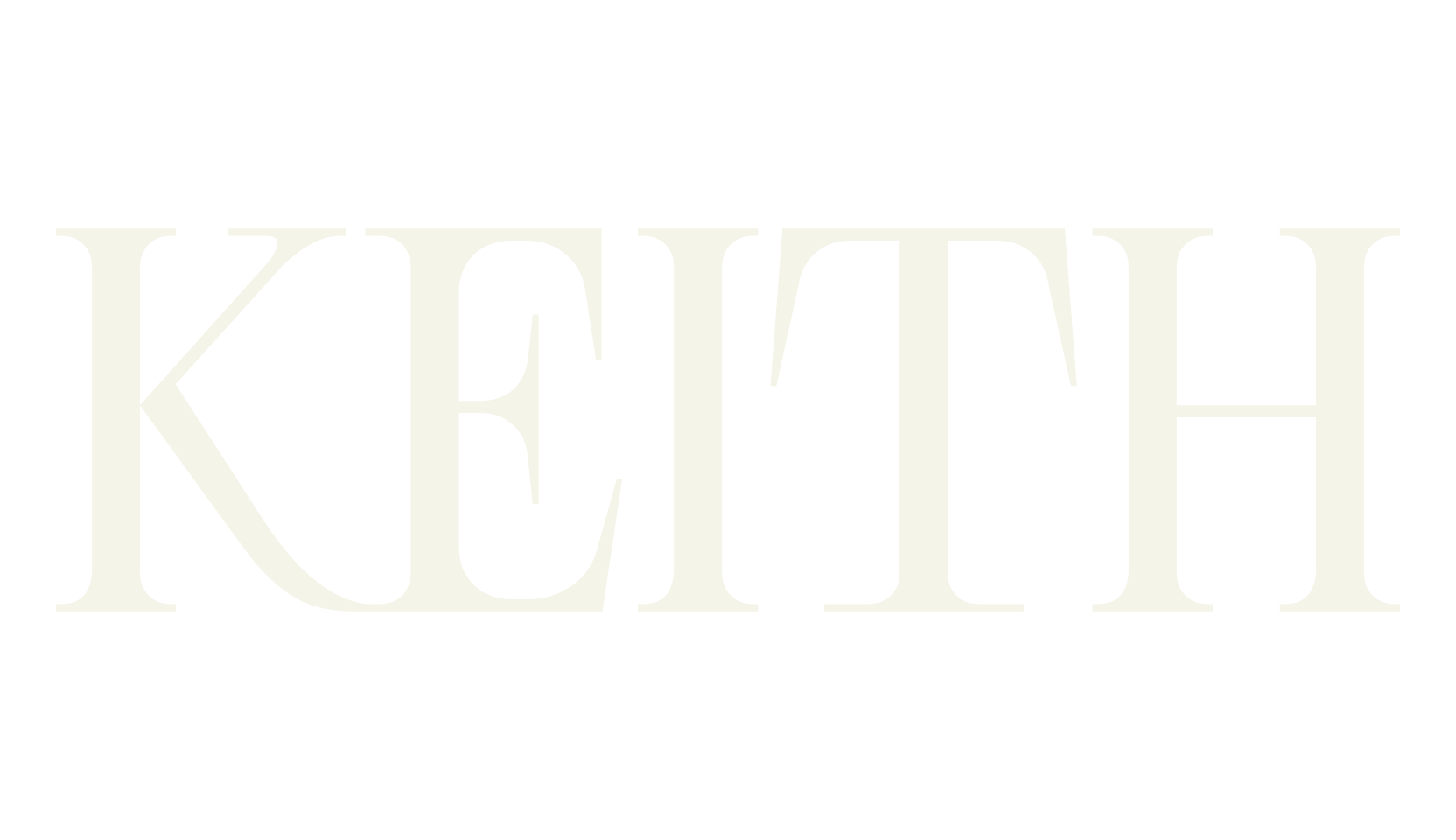 KEITH, sans serif font preview