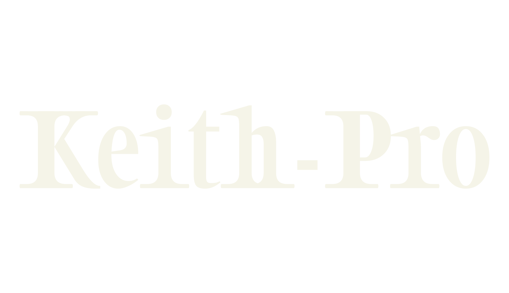Keith-Pro, serif font preview