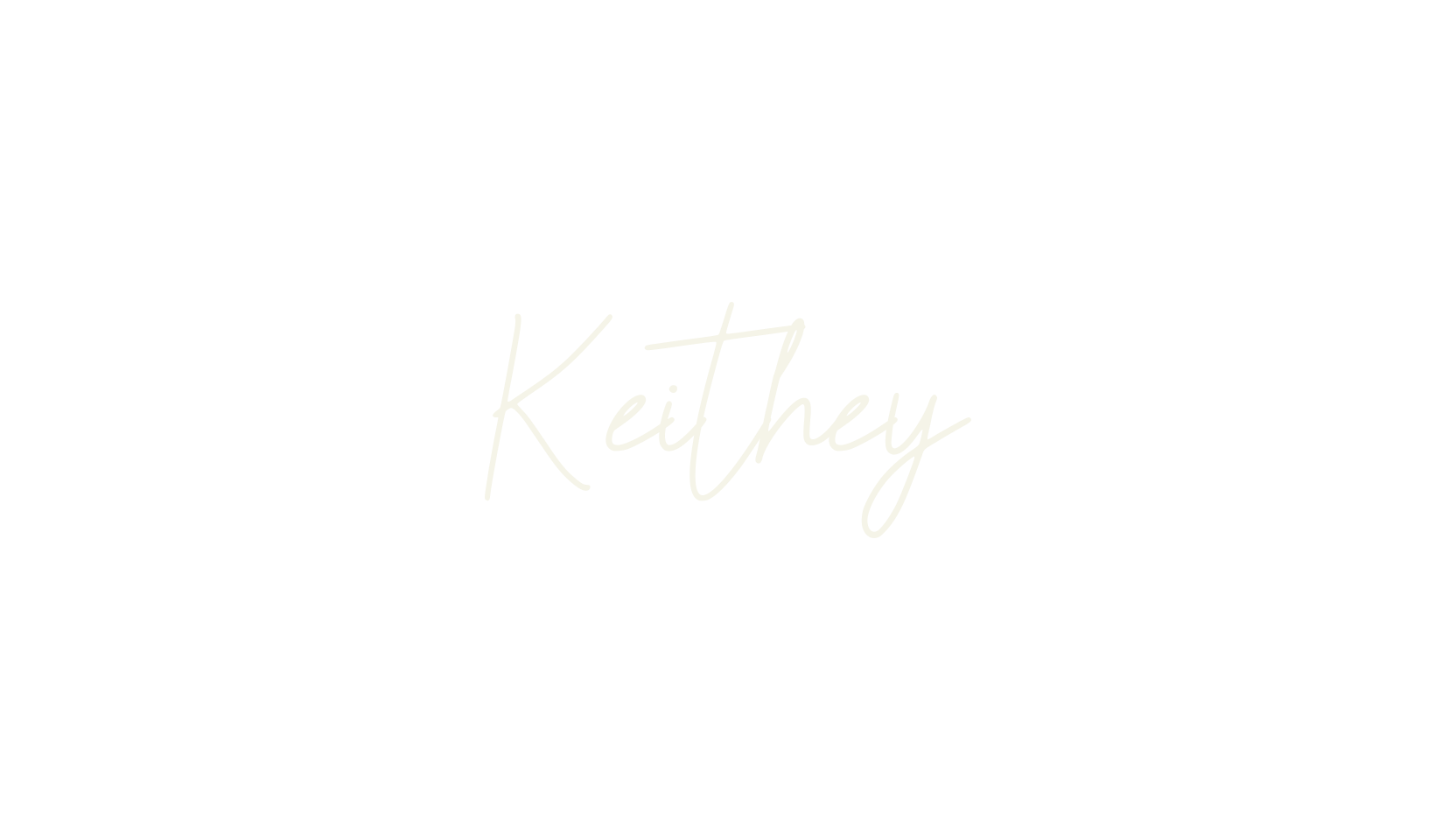 Keithey, handwriting font preview
