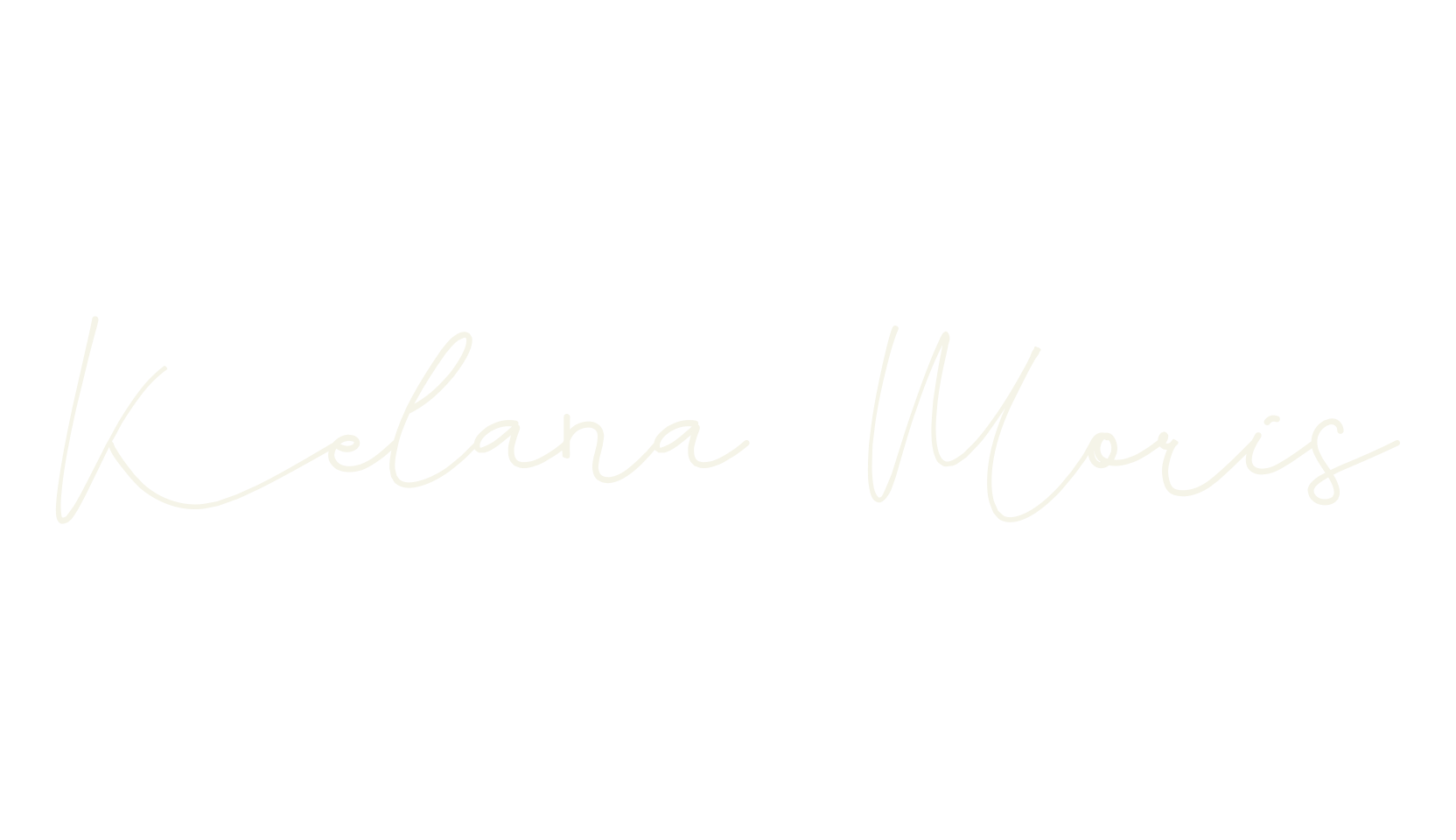 Kelana Moris, handwriting font preview