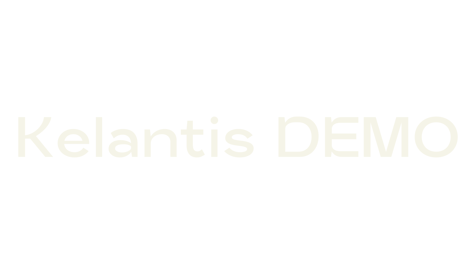 Kelantis DEMO, tech font preview