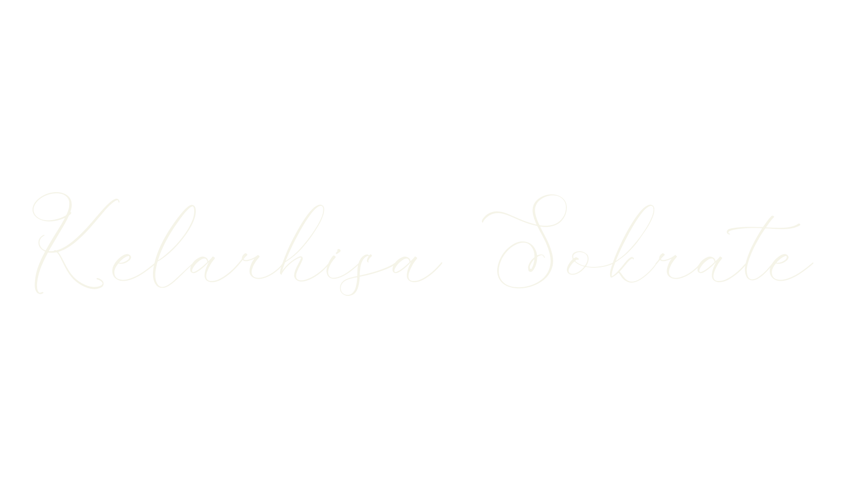 Kelarhisa Sokrate, script font preview