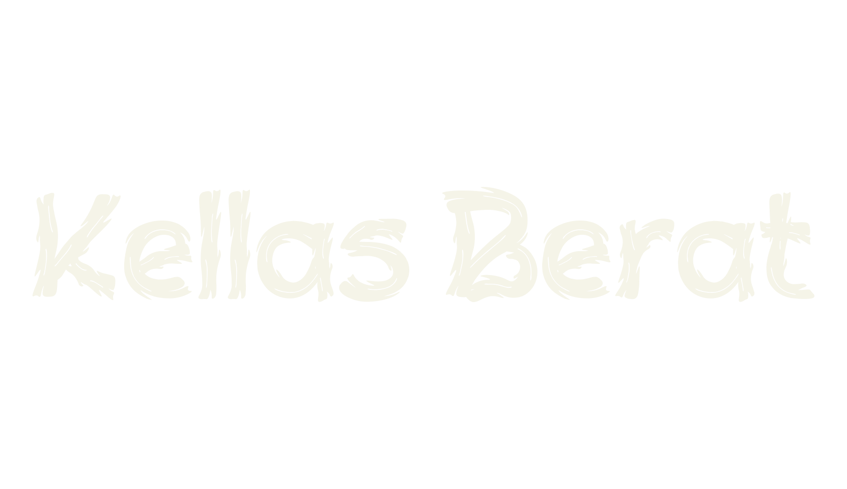Kellas Berat, ghost font preview